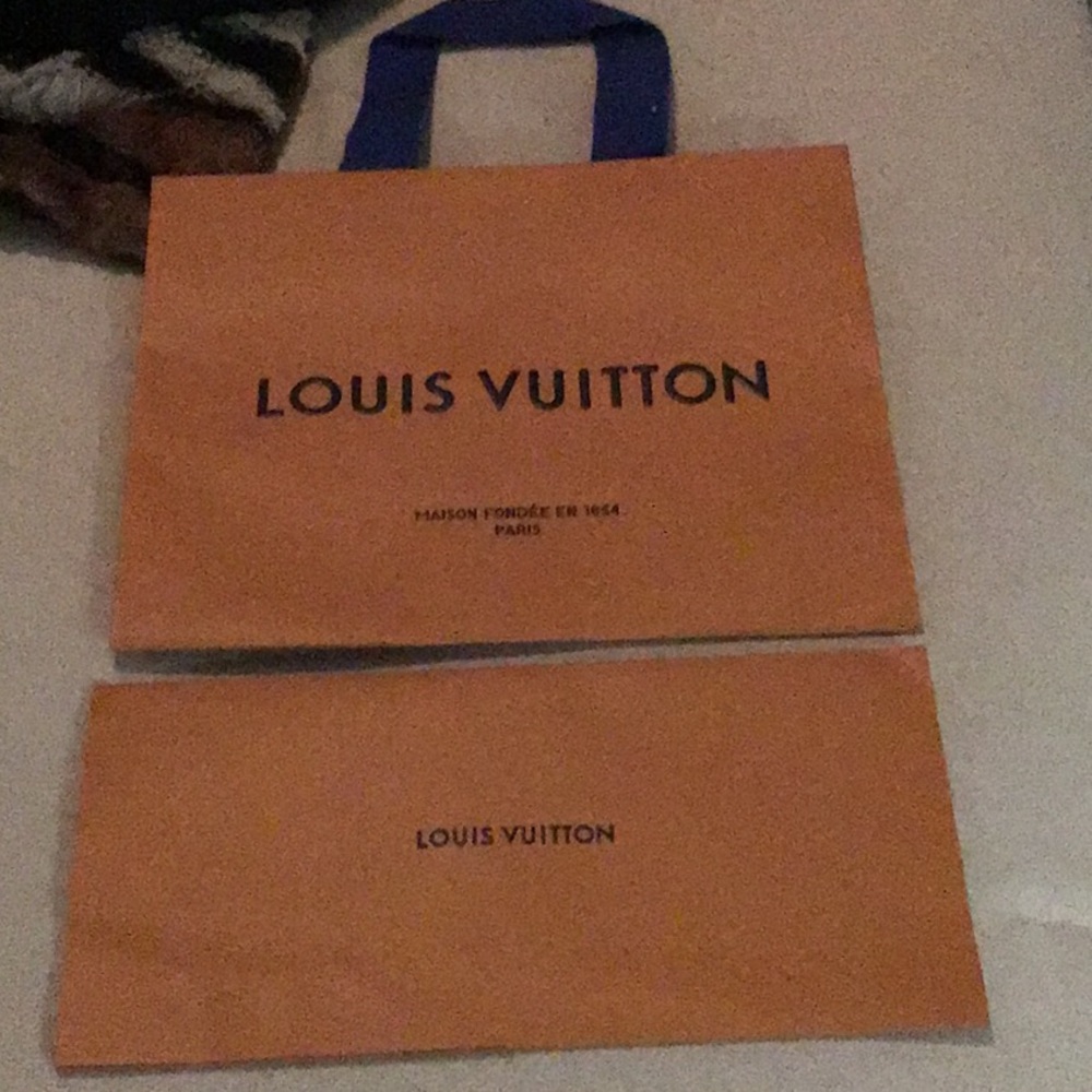 Louis Vuitton bag and envelope